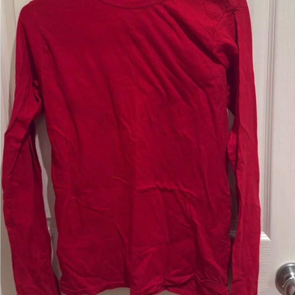 Gildan Red Long Sleeve Kids Tee